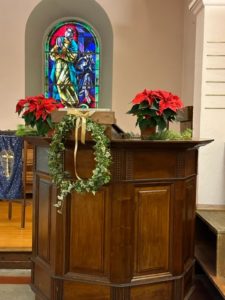 Carol service in Crassier church