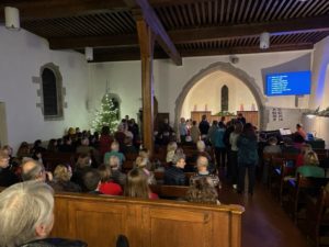 Holy Communion Christmas eve in Gingins temple
