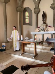 Ascension Day Service, 18.05.23, in the Chapelle Notre Dame de Rianmont, above Vesancy, France
