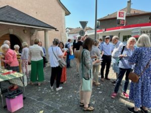 Gift day with bake sale at Crassier Church